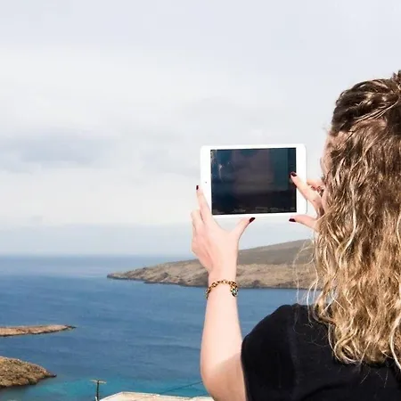 With Amazing Balcony View Of Mykonos Apartment