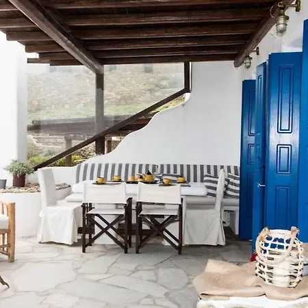 With Amazing Balcony View Of Mykonos Apartment Agios Sostis (Mykonos)